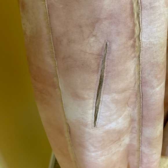 Newport News Gold tones faux fur and suede coat 24 hour sale🔴 - Picture 5 of 16